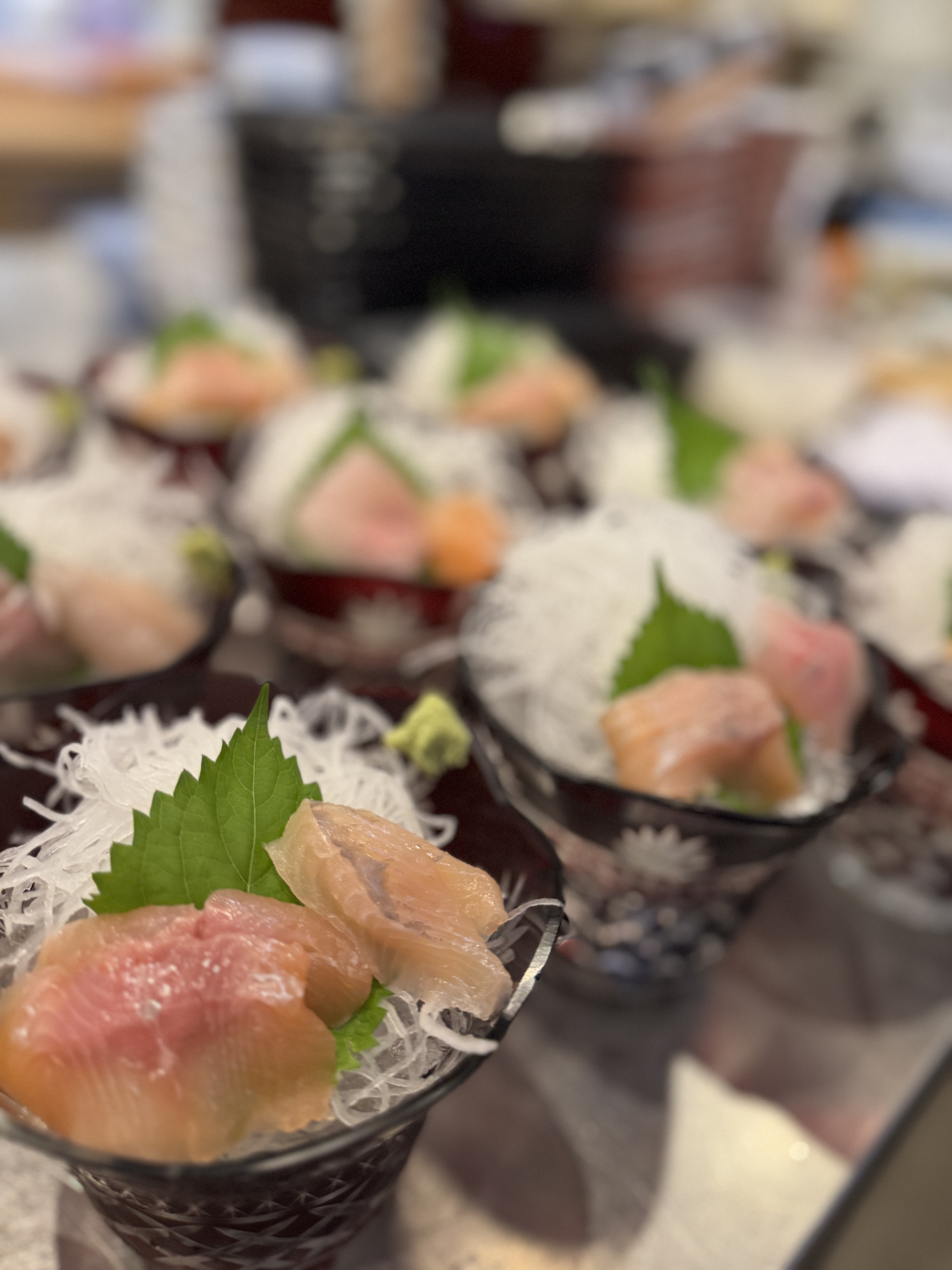 にじますの刺身